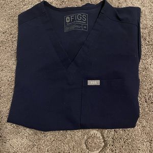 Navy Scrub Top